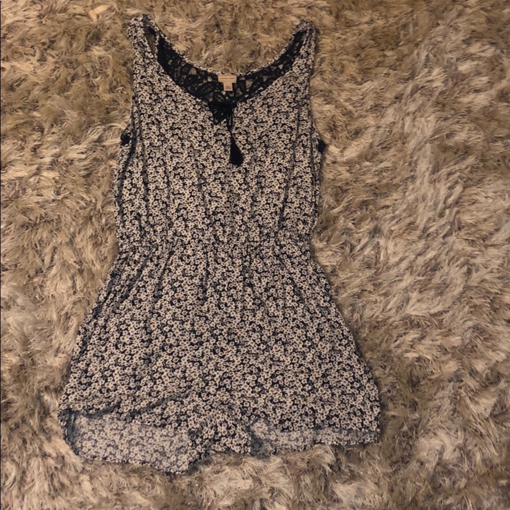 Daisy floral romper